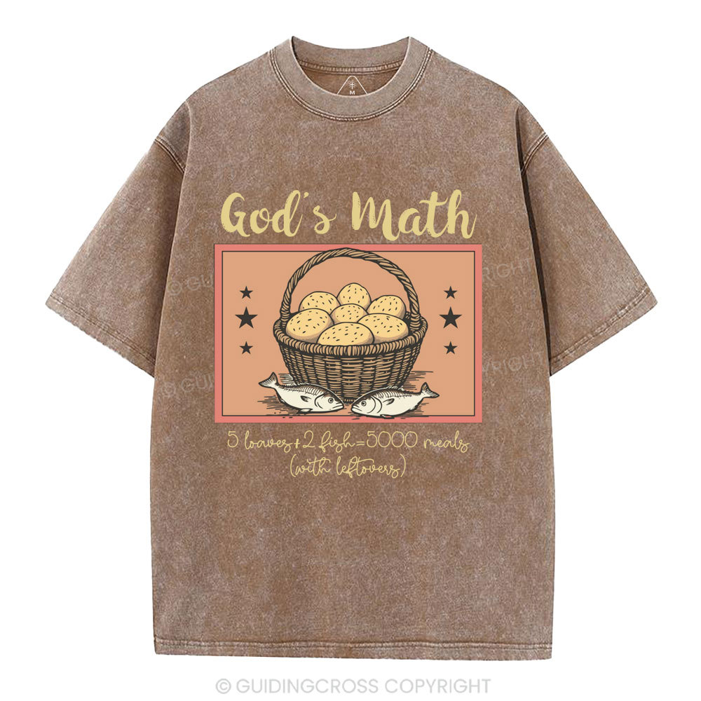 God's Math Christian Washed T-Shirt