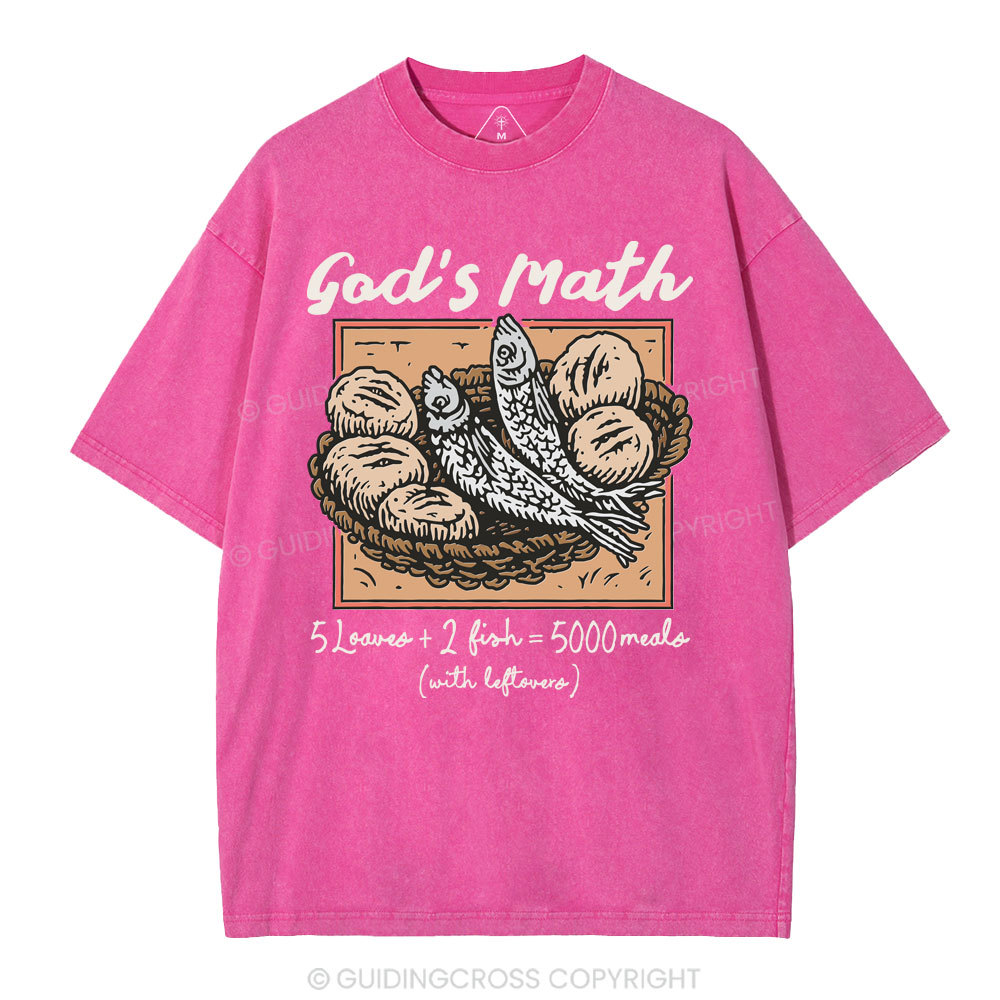 God's Math Christian Washed T-Shirt