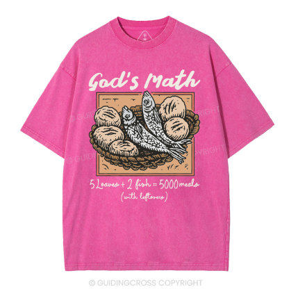 God's Math Christian Washed T-Shirt