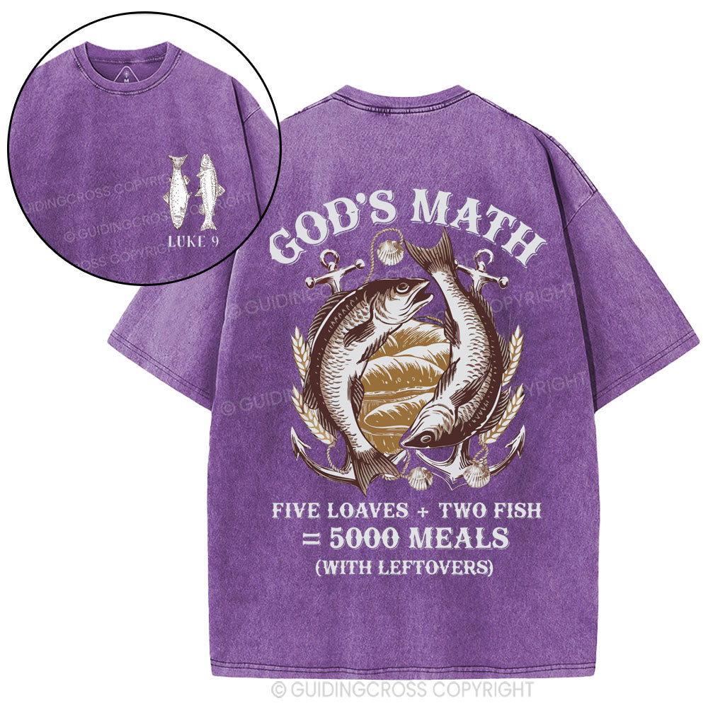 God's Math Christian Washed T-Shirt