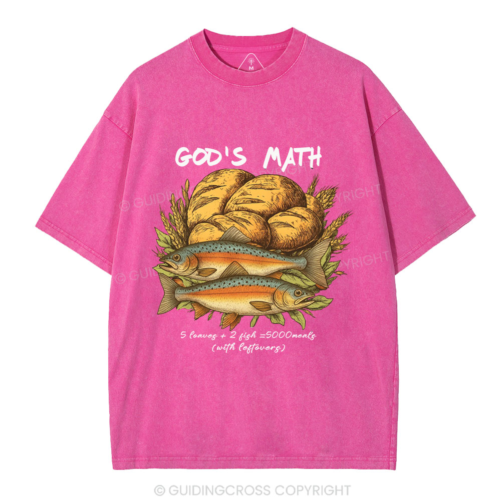God's Math Christian Washed T-Shirt