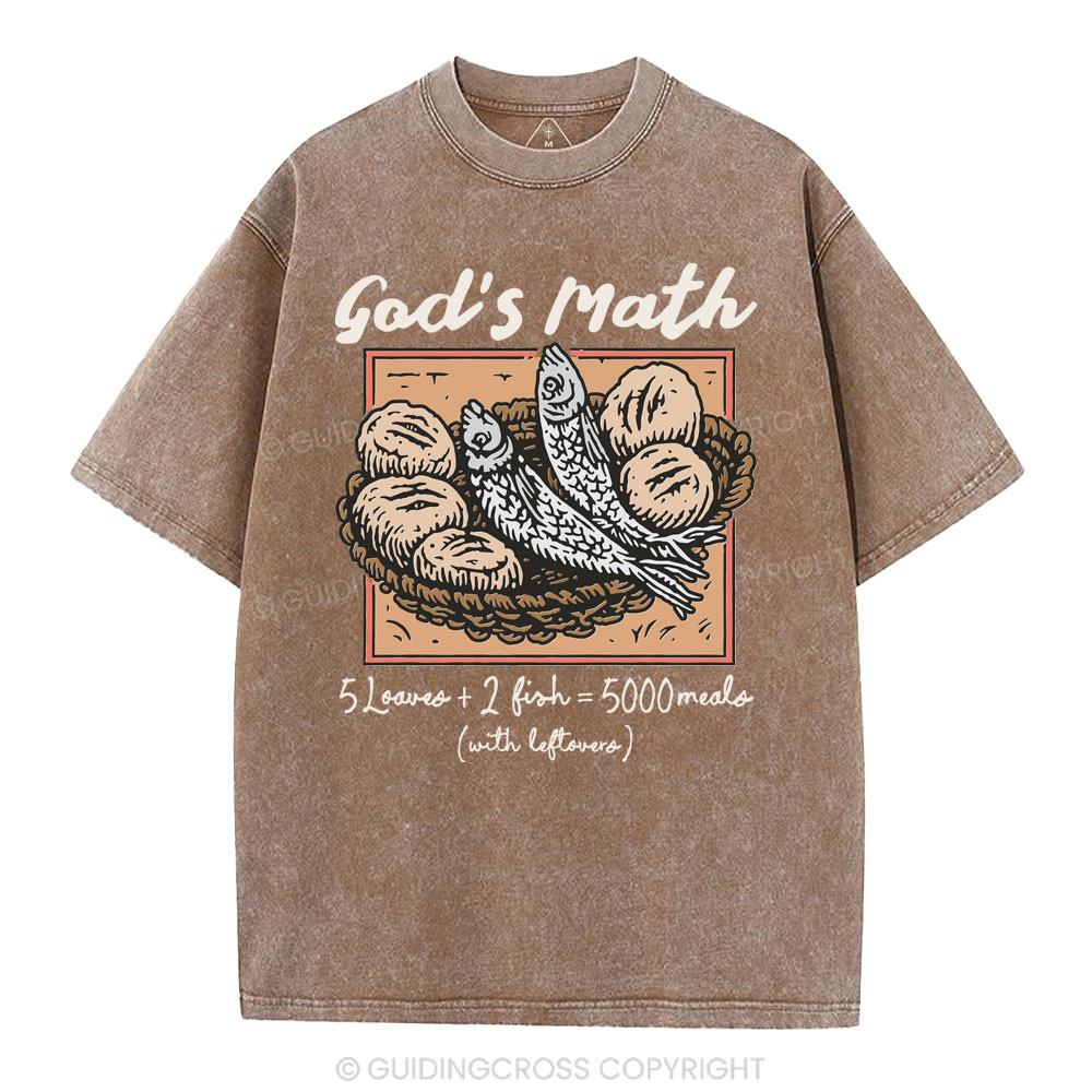 God's Math Christian Washed T-Shirt