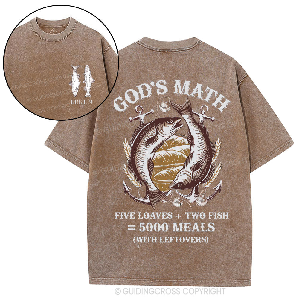 God's Math Christian Washed T-Shirt