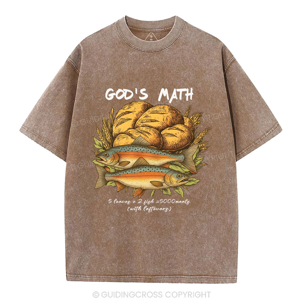 God's Math Christian Washed T-Shirt