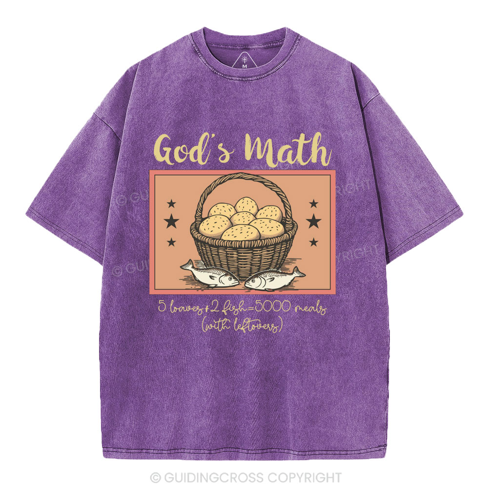 God's Math Christian Washed T-Shirt