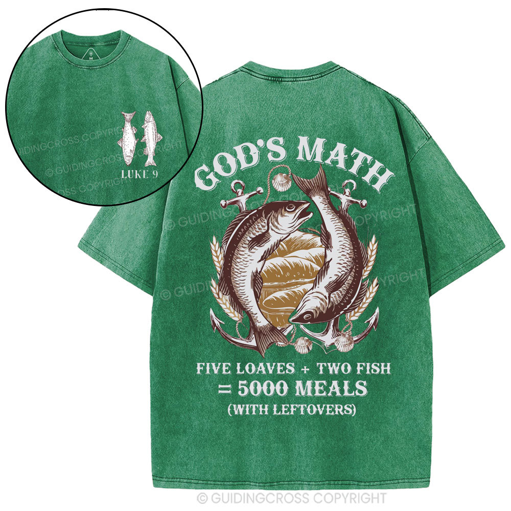 God's Math Christian Washed T-Shirt