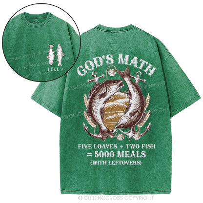 God's Math Christian Washed T-Shirt