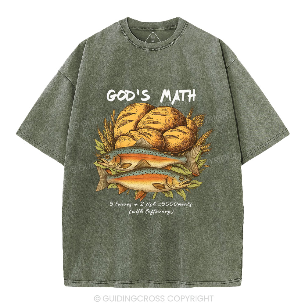 God's Math Christian Washed T-Shirt