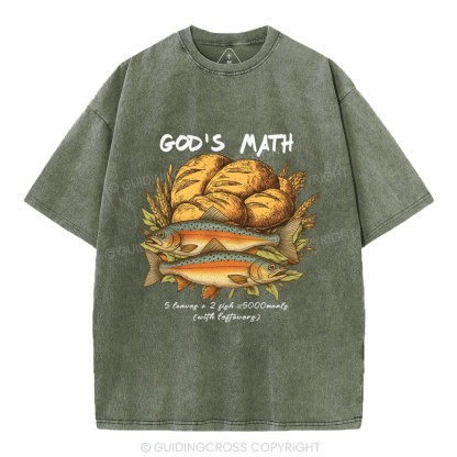 God's Math Christian Washed T-Shirt