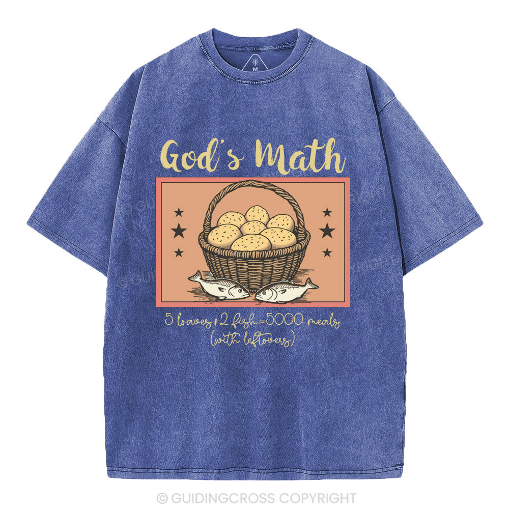 God's Math Christian Washed T-Shirt
