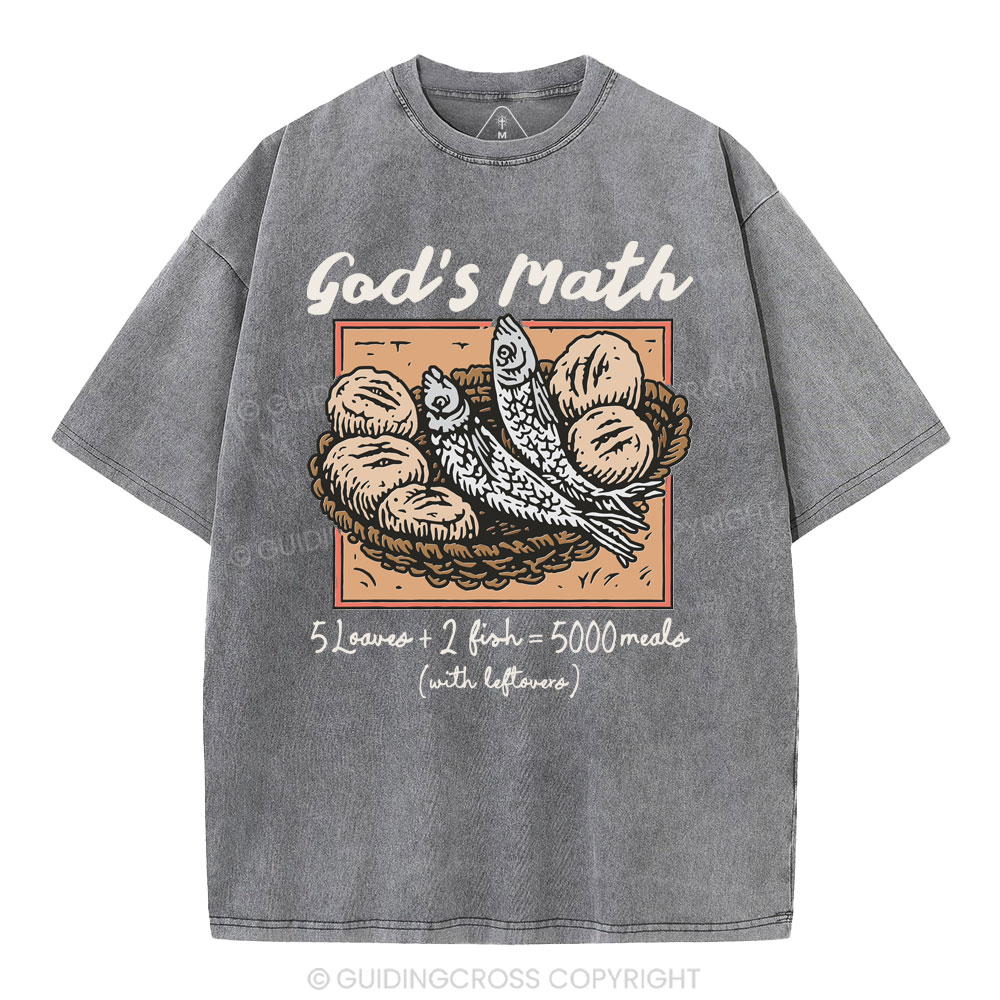 God's Math Christian Washed T-Shirt