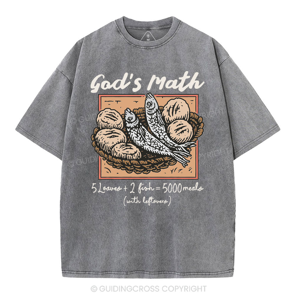 God's Math Christian Washed T-Shirt
