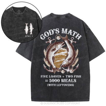 God's Math Christian Washed T-Shirt