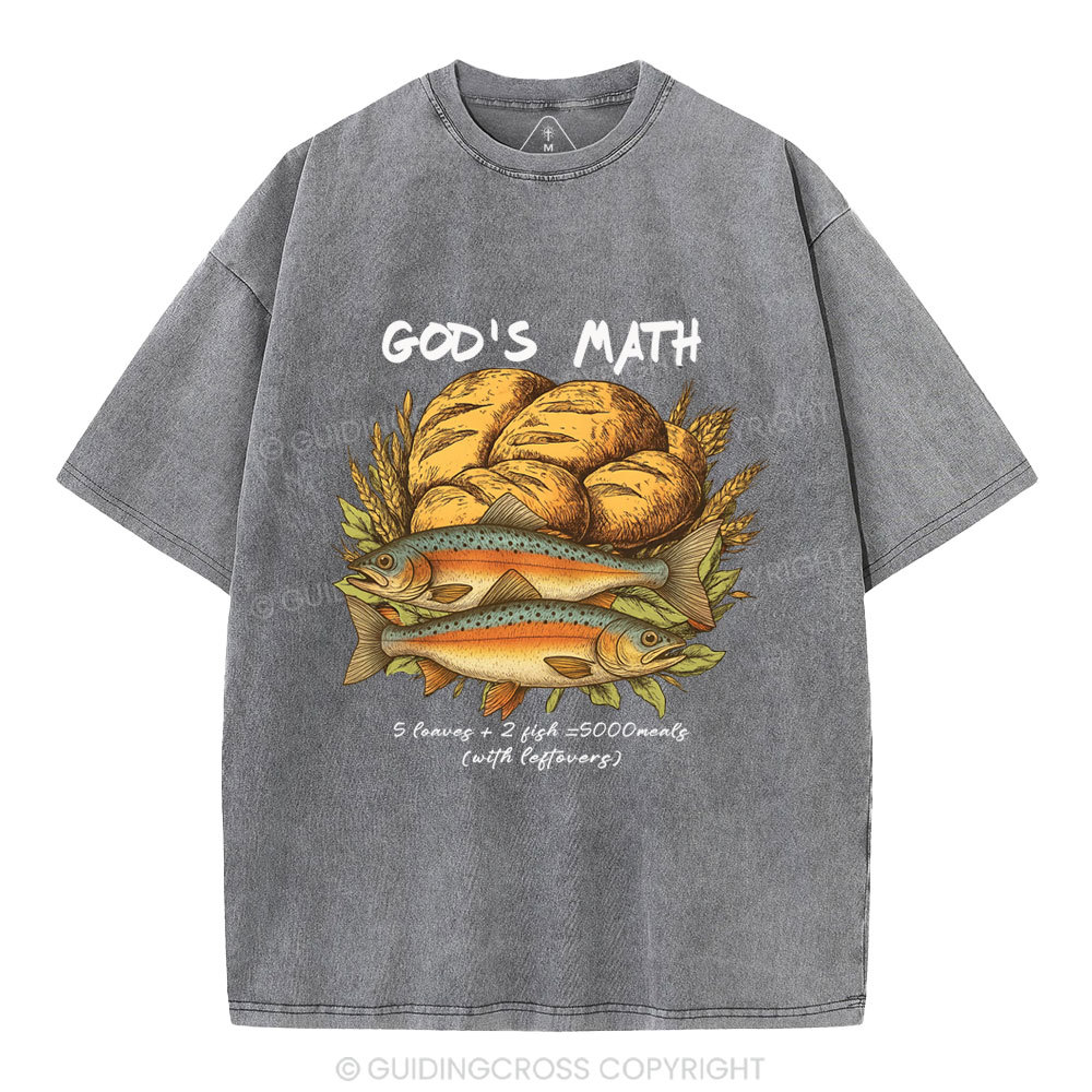 God's Math Christian Washed T-Shirt