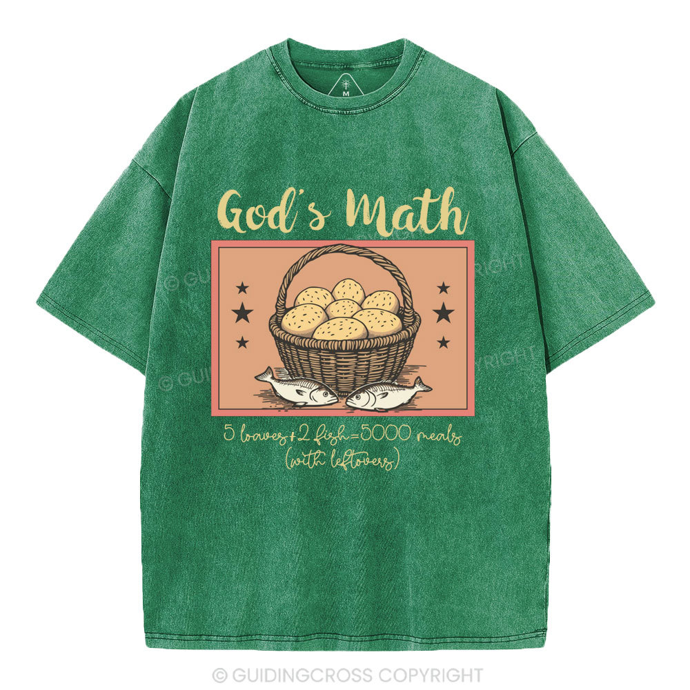 God's Math Christian Washed T-Shirt
