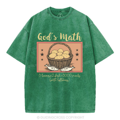 God's Math Christian Washed T-Shirt