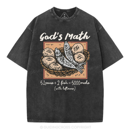 God's Math Christian Washed T-Shirt