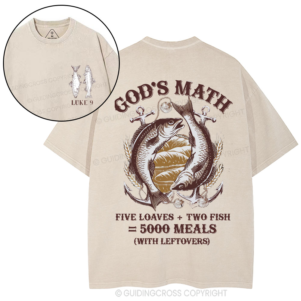 God's Math Christian Washed T-Shirt