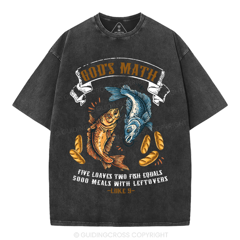 God's Math Christian Washed T-Shirt