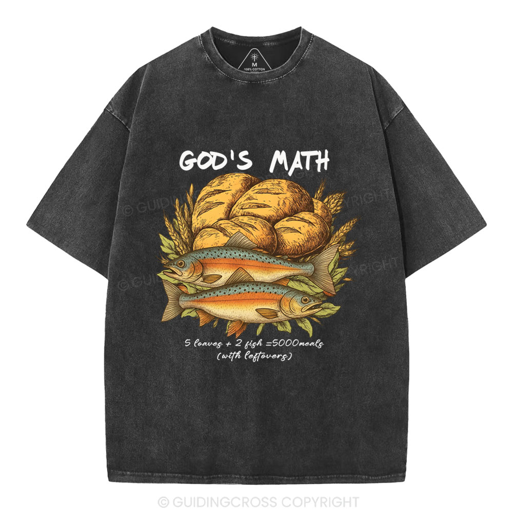 God's Math Christian Washed T-Shirt