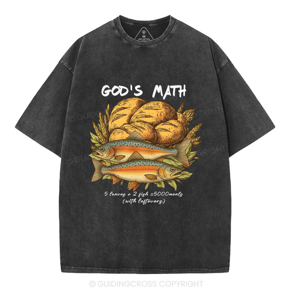 God's Math Christian Washed T-Shirt