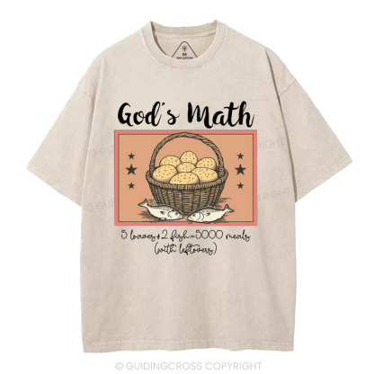 God's Math Christian Washed T-Shirt