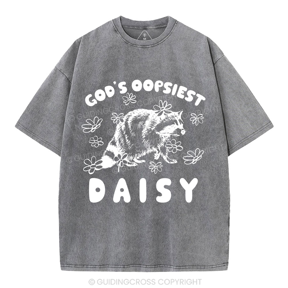 God's Oopsiest Daisy Christian Washed T-Shirt