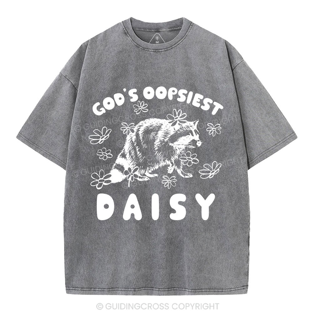 God's Oopsiest Daisy Christian Washed T-Shirt