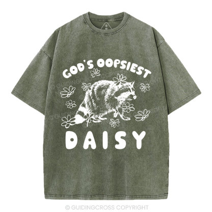 God's Oopsiest Daisy Christian Washed T-Shirt
