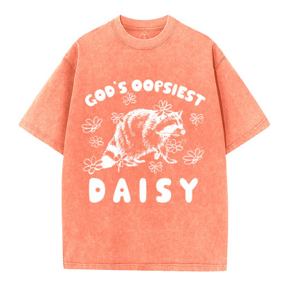 God's Oopsiest Daisy Christian Washed T-Shirt