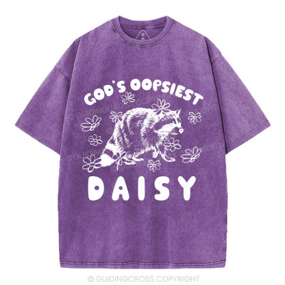 God's Oopsiest Daisy Christian Washed T-Shirt