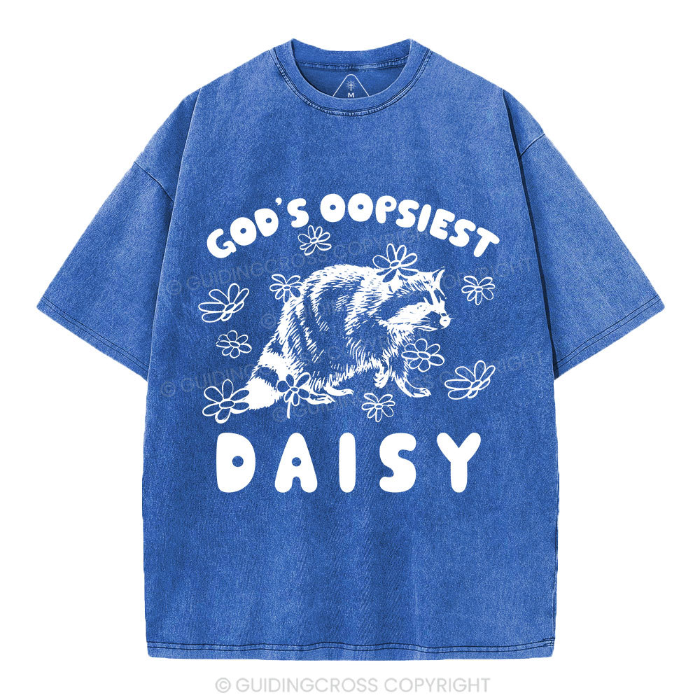 God's Oopsiest Daisy Christian Washed T-Shirt
