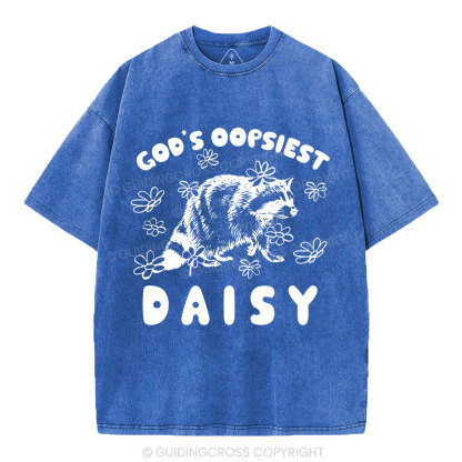 God's Oopsiest Daisy Christian Washed T-Shirt