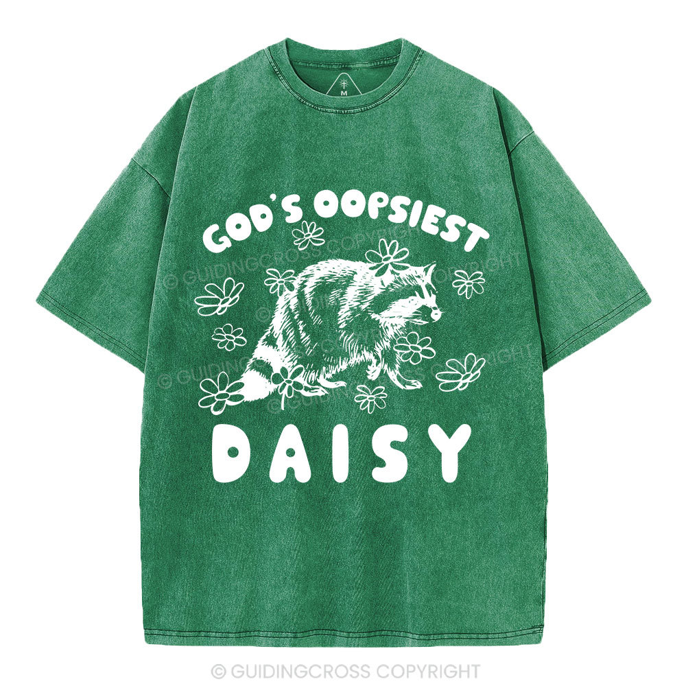 God's Oopsiest Daisy Christian Washed T-Shirt