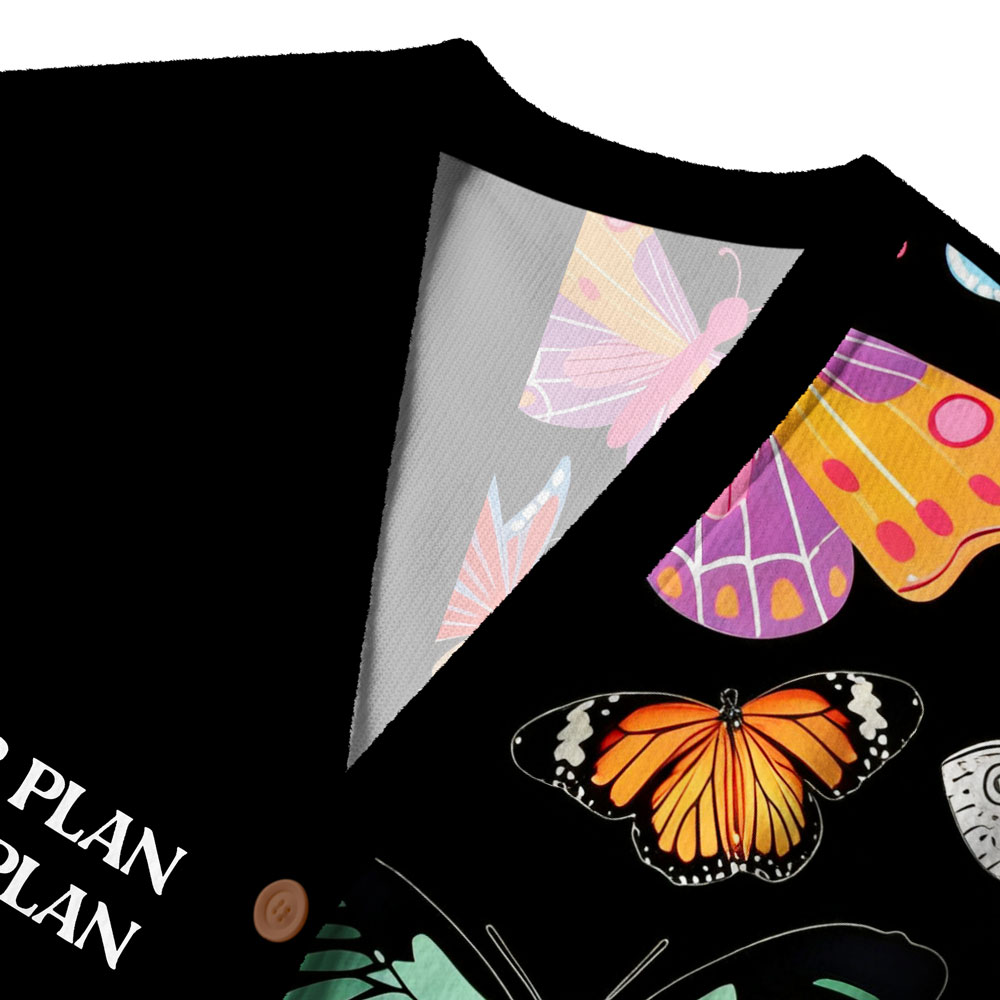 God's Plan And Your Plan Christian Lightweight Cardigan