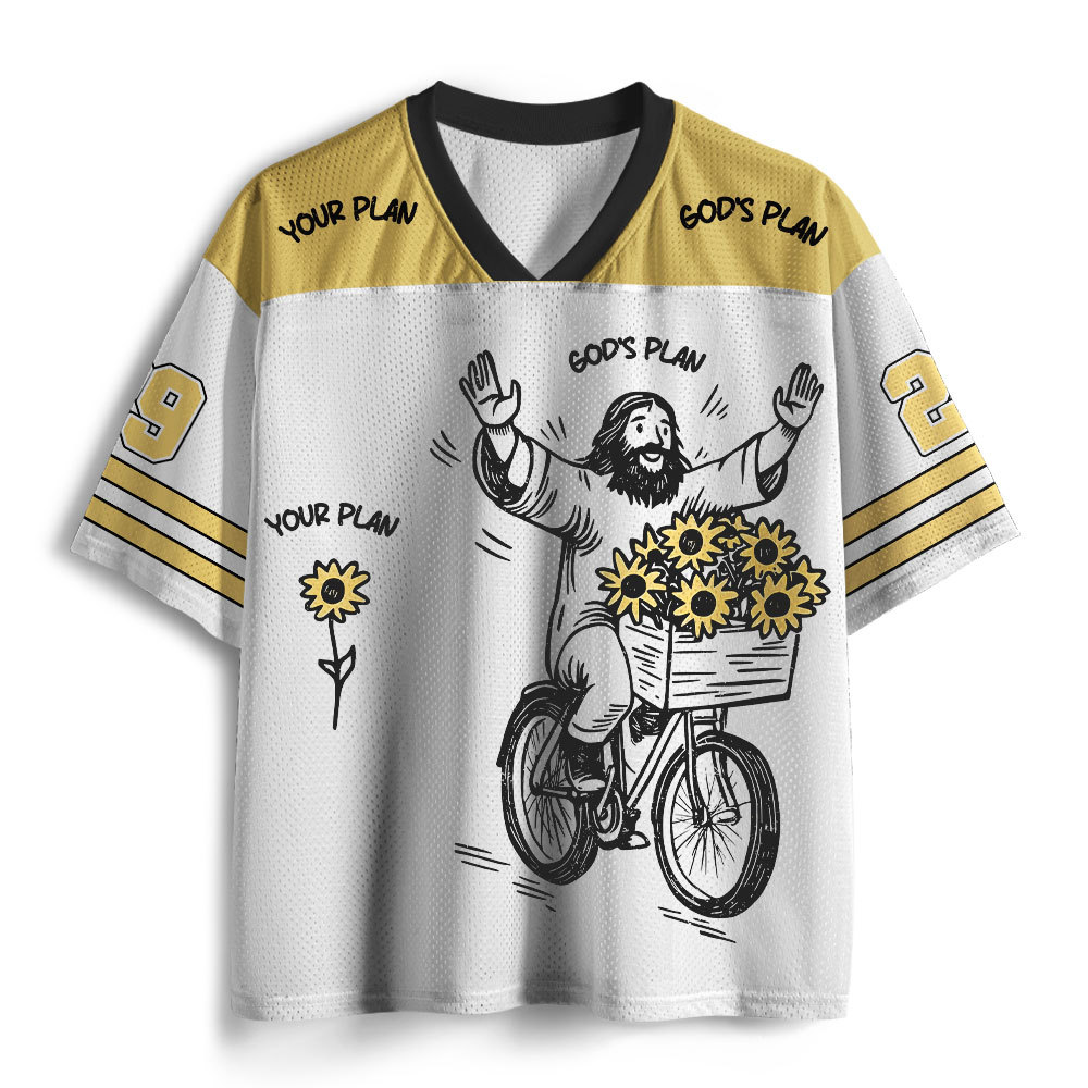 God's Plan And Your Plan Christian Mesh Jersey