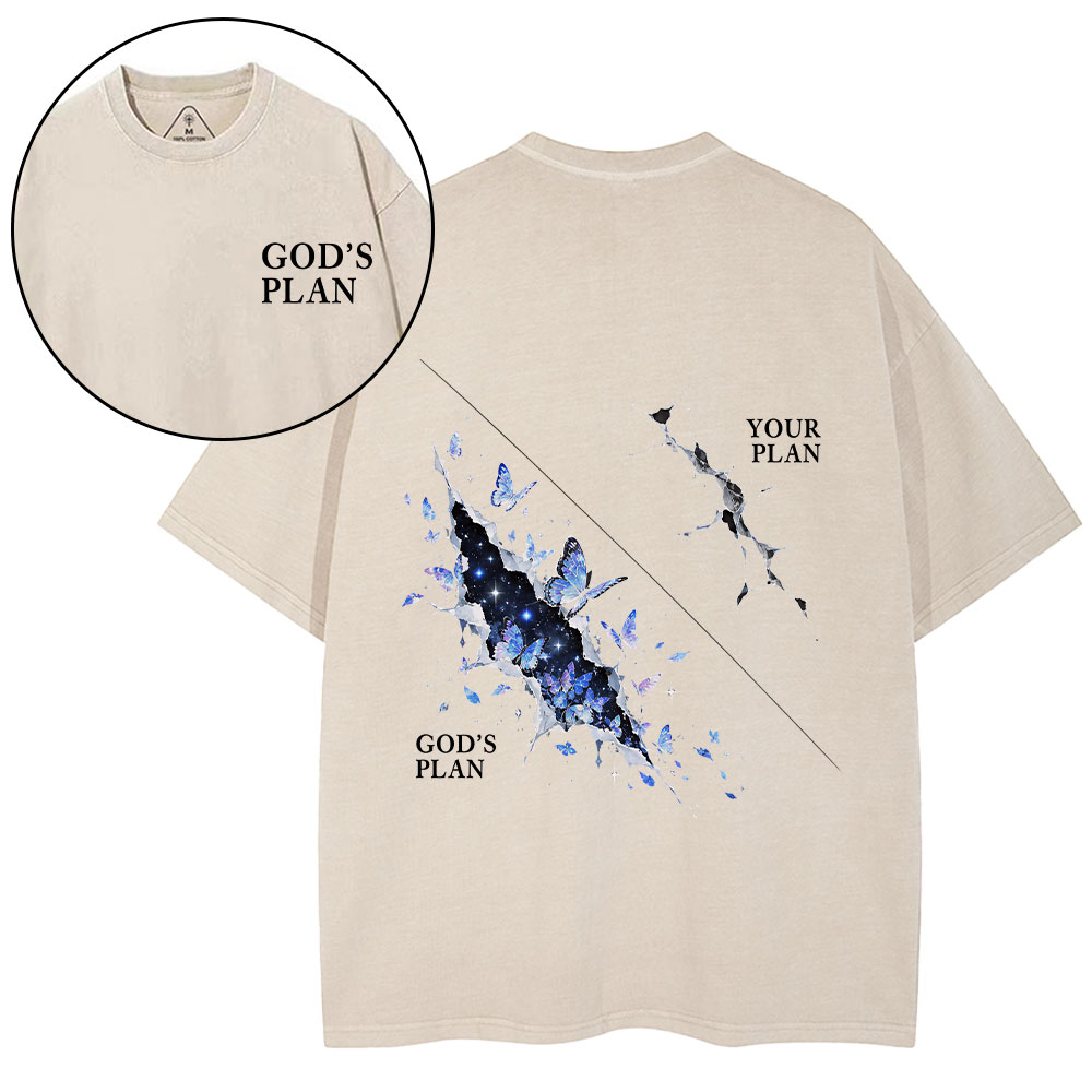 New-Sample Christian Washed T-Shirt双面原件31.95 Sale - GuidingCross