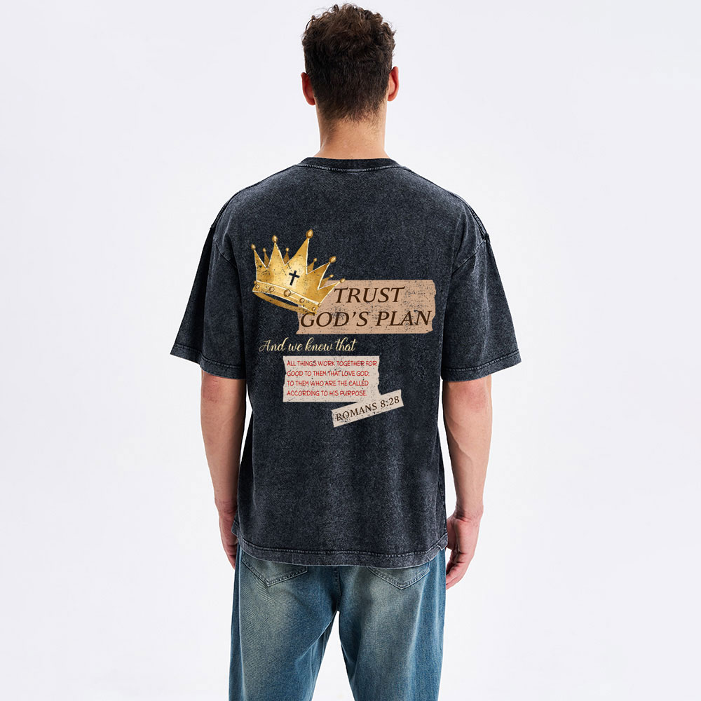 God's Plane Christian Washed T-Shirt