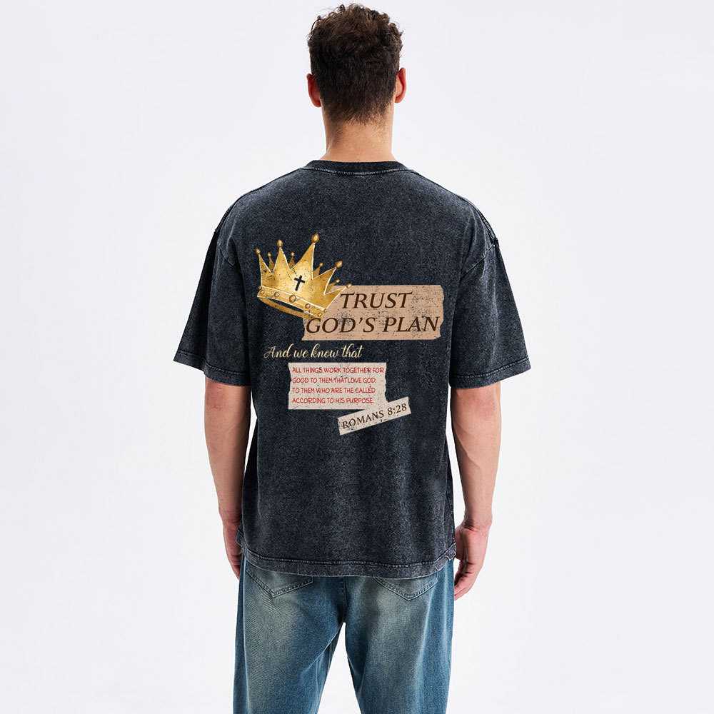 God's Plane Christian Washed T-Shirt