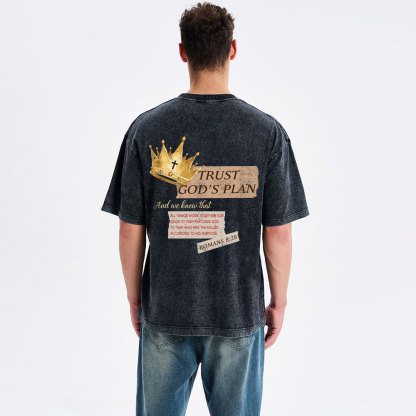 God's Plane Christian Washed T-Shirt