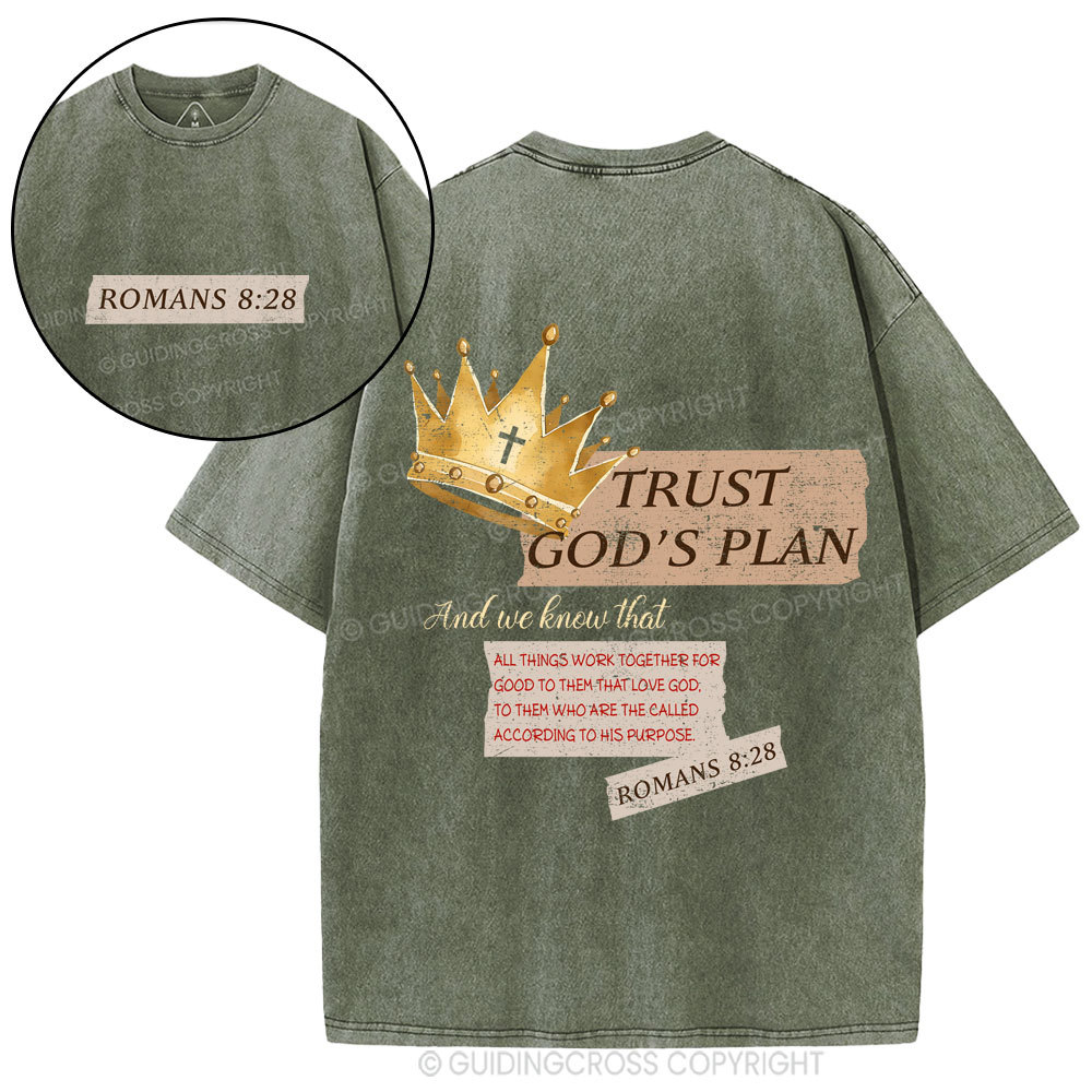 God's Plane Christian Washed T-Shirt