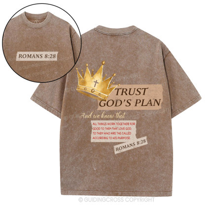 God's Plane Christian Washed T-Shirt