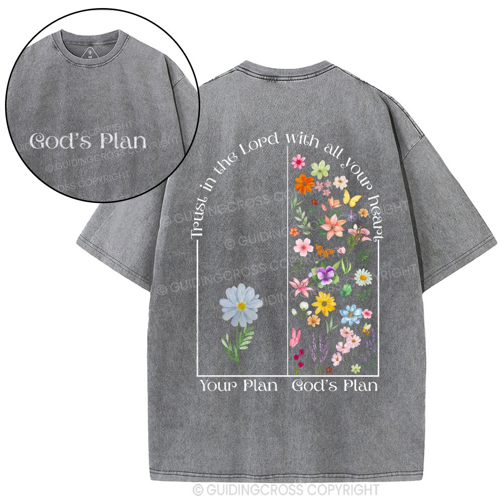 God's Plane Christian Washed T-Shirt