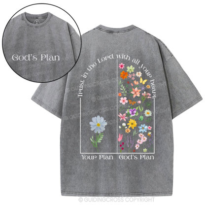 God's Plane Christian Washed T-Shirt