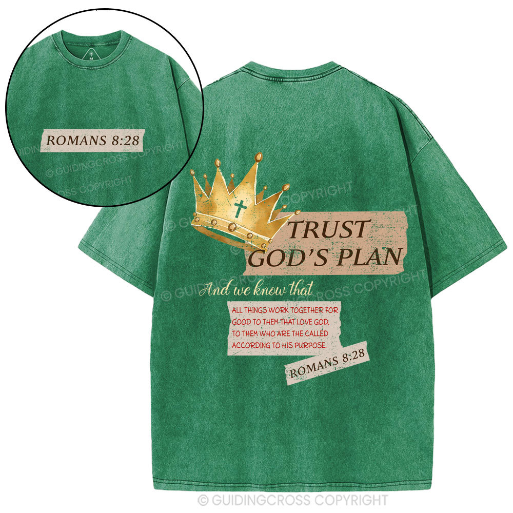 God's Plane Christian Washed T-Shirt