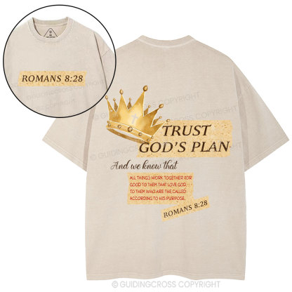 God's Plane Christian Washed T-Shirt