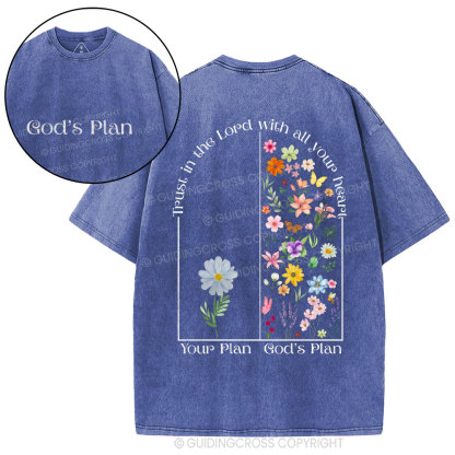 God's Plane Christian Washed T-Shirt