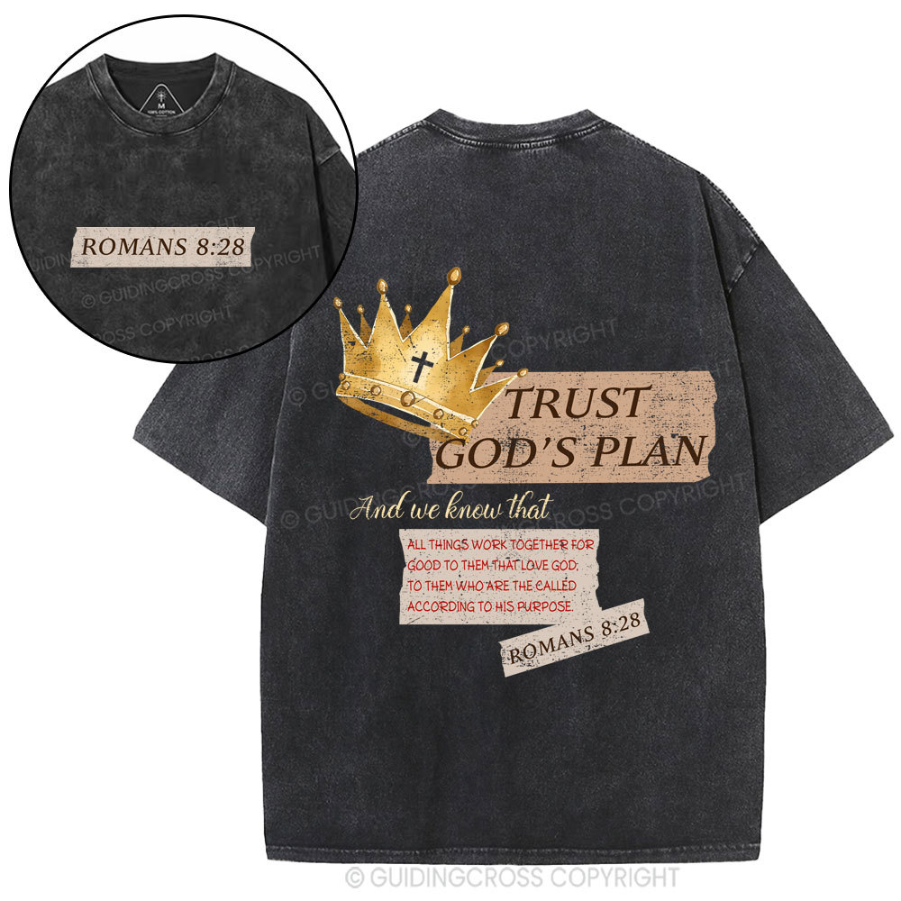 God's Plane Christian Washed T-Shirt