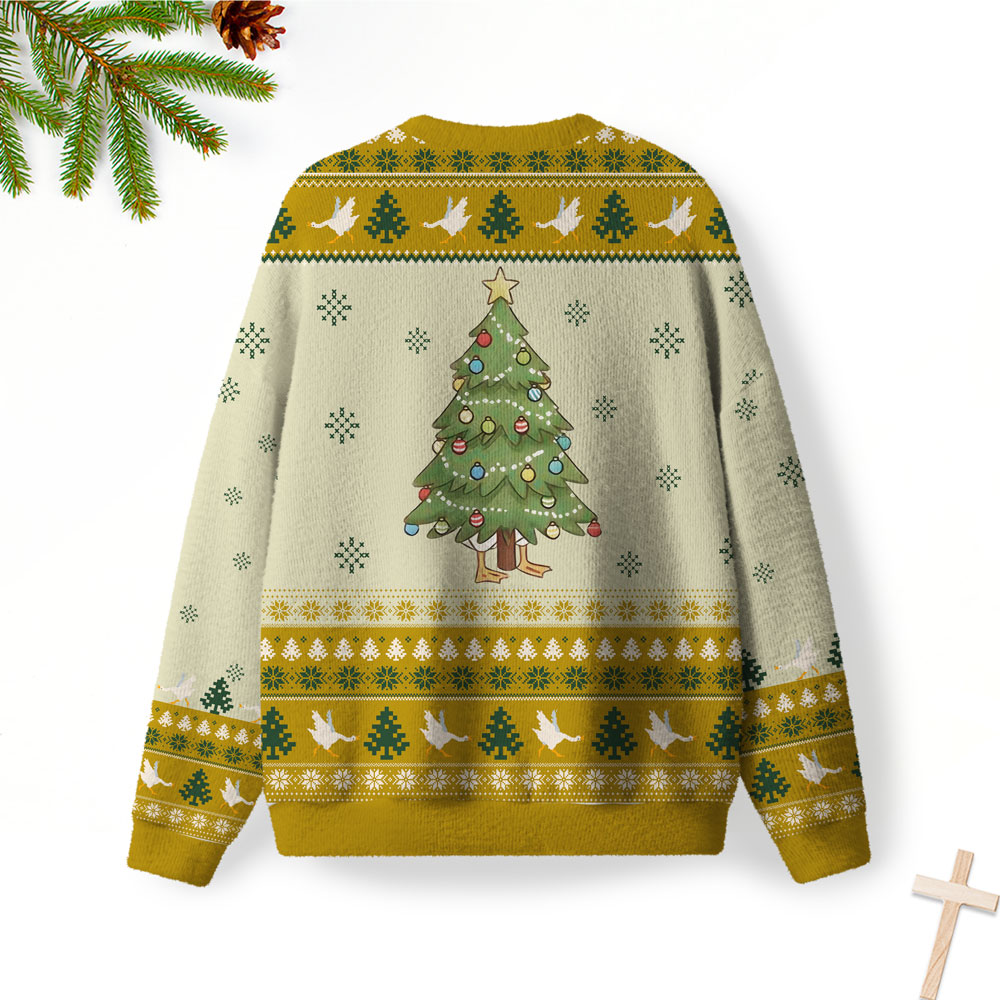 God’s Silliest Goose Furry Christian Lightweight Sweater