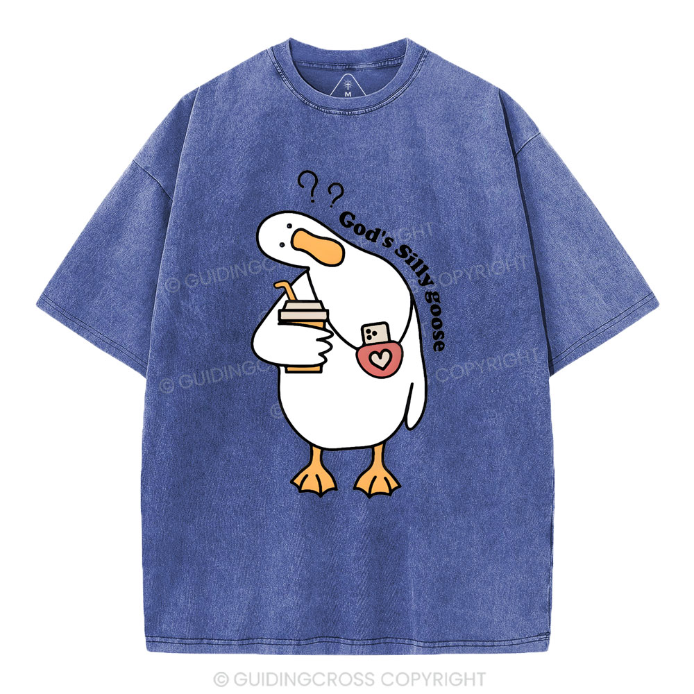 God's Silly Goose Christian Washed T-Shirt